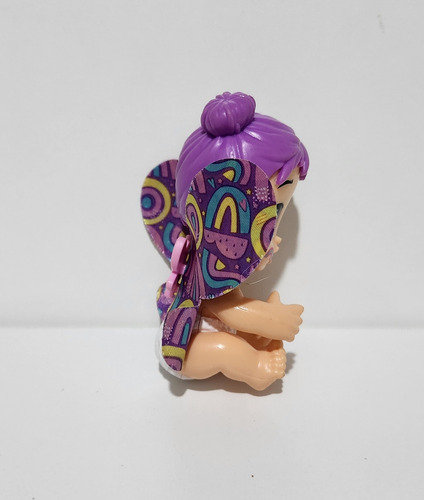 Boneca Mini Baby Alive 10cm Glo Pixies Plum Rainbow (Usado)
