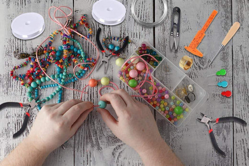 Diy Pulsera Collar Materiales Accesorios Hechos A Mano
