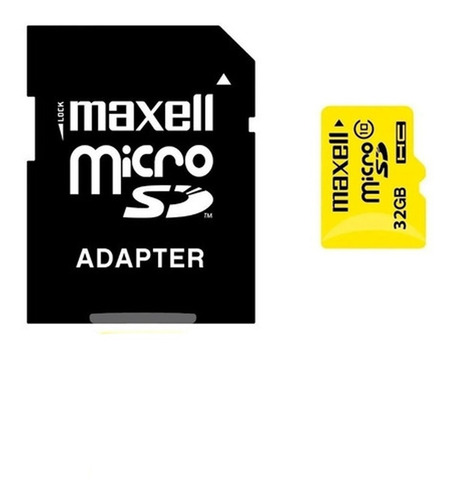 Imagen 3 de 4 de Memoria Micro Sd 32 Gb Maxell Clase 10 Tarjeta Adaptador