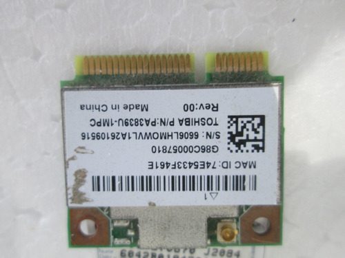 Tarjeta Wifi Original Toshiba L855 Sp5260rm Seminuev