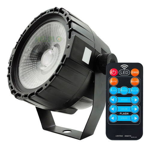 Kit 8 Luz De Palco Rítmico 40w Plug U Light Par Led Dj Dmxuv Bivolt