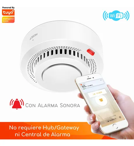 comprar Detector De Humo Inteligente Wifi, Inalámbrico Con Sirena