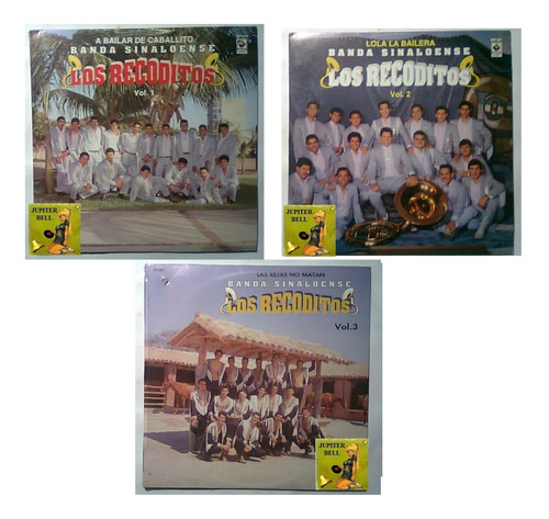 Los Recoditos Vol 1 2 Y 3 Lp Sellados 1993 Pancho Barraza (Usado)