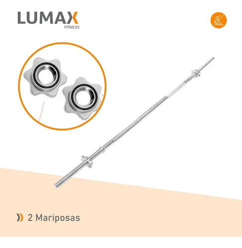 Barra Recta Maciza Cromada C/ Rosca 1.5m, La Mejor Calidad