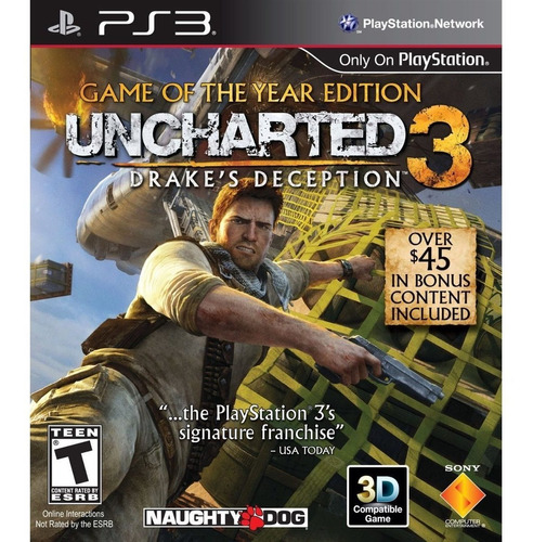 Uncharted 3 Drakes Deception Game Of The Year Edition - Ps3