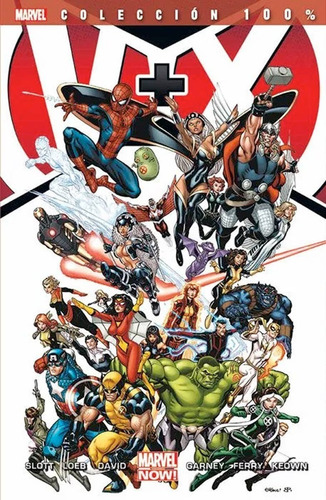 100% Marvel V + X Los Vengadores + La Patrulla X 1 Marvel No