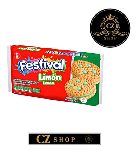 Galletas Festival Limon X 12 Un