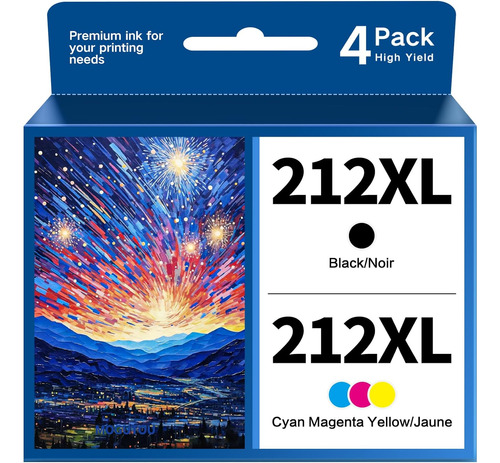 S De Tinta 212xl Paquete De 4 De Alta Capacidad Epson  ...