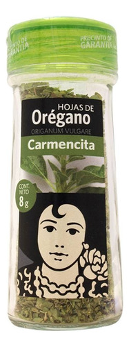 Hojas De Orégano Carmencita 8 G