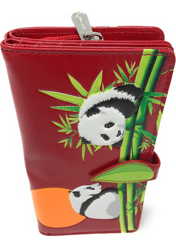 Shag Wear Cartera Grande Para Mujer Playful Panda Vegan Leat