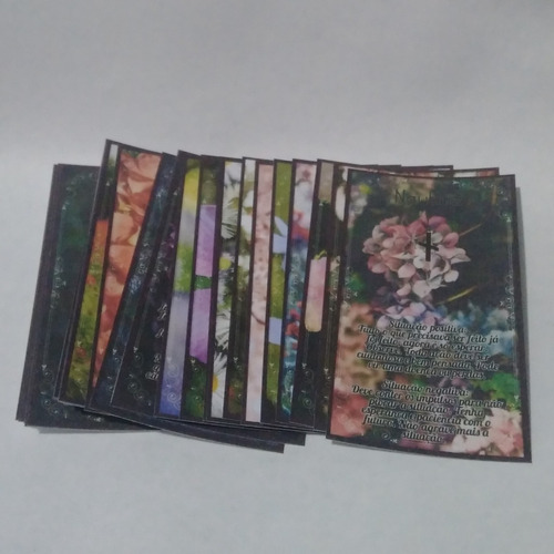 Baralho Runas Com Significados Tema De Flores. Mod 7
