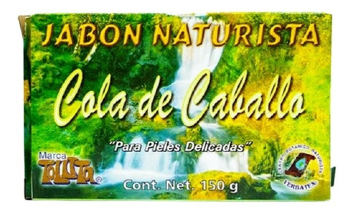 Pack 5 Unid Jabón Naturista De Cola De Caballo Piel Delicada