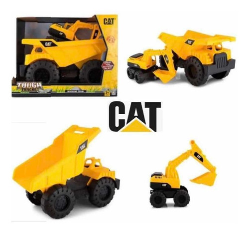 Set De Camión Y Excavadora Cat Tough Tracks