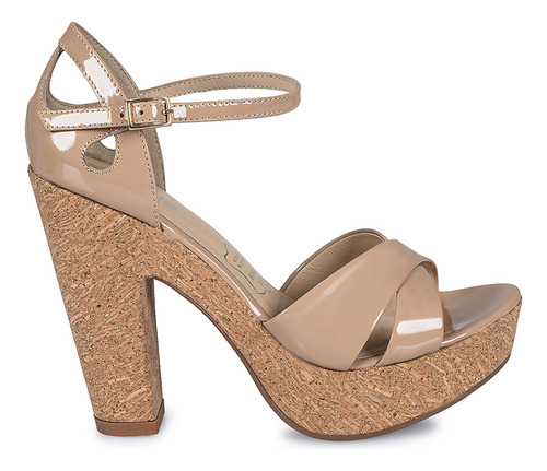 Sandalia X-strap Casual Mujer Cuero Viale Sand 2101