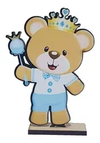 Comprar Centro De Mesa Economico X10u Baby Shower Oso Corona 