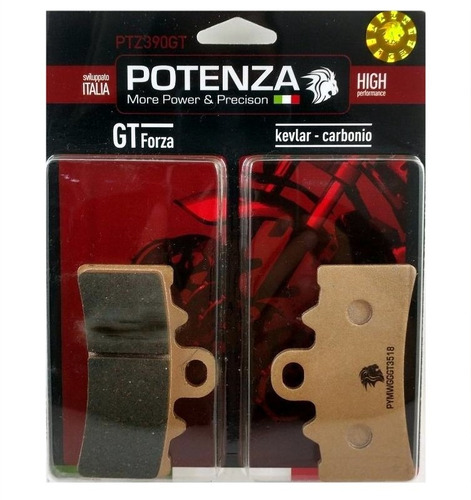 Pastilhas Freio Potenza Ptz390gt Diant Bmw G310gs G310r 310 