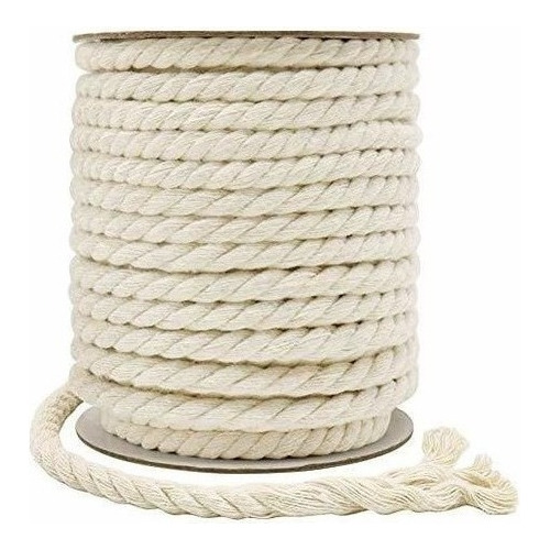 Tenn Well Cable De Algodon De 8 Mm, 59 Pies Cuerda De Algod