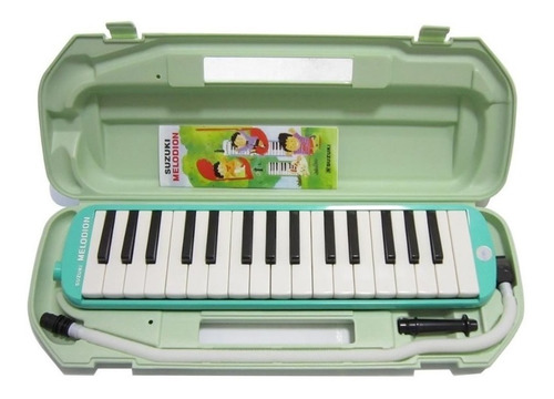 Flauta Melodica Suzuki 32 Teclas Con Estuche Boquilla Mx32d