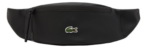 Pochete lisa Lacoste LCST masculina cor grafite