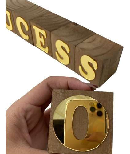 Cubo Decorativo Mesa Boy Girl Pinus 7 Peças