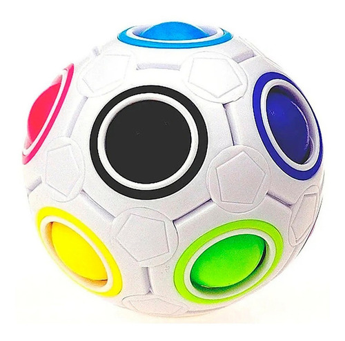 Cubo Mágico Profissional Mágic Ball Moyu Rainbow 20 Cores Cor da estrutura stirckeless