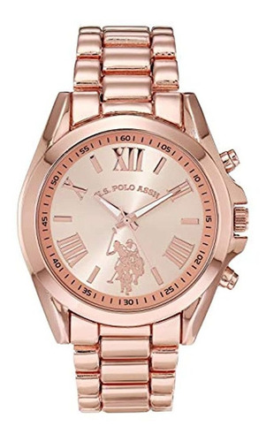 Ee. Uu. Polo Assn. Reloj De Cuarzo Para Mujer Con Correa De