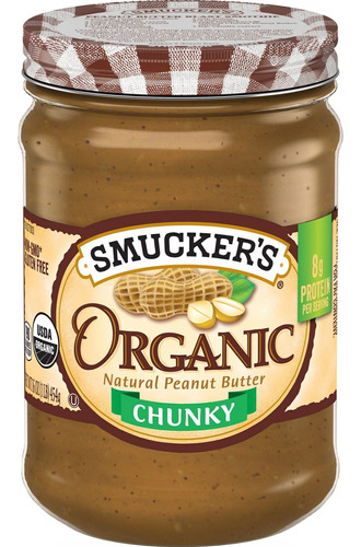 Mantequilla De Maní Orgánica 16 Onzas Smucker's