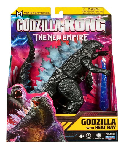 Godzilla With Heat Ray Articulable 16cm X Kong New Empire 