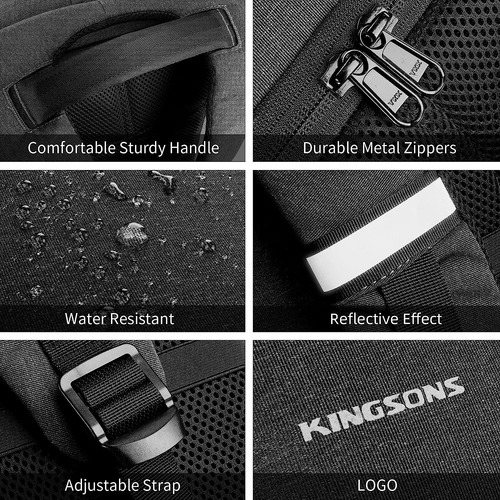Mochila Kingsons Para Ordenador Portátil, Mochila...