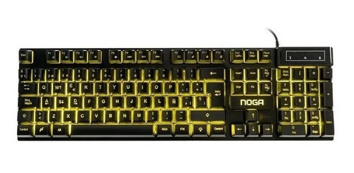Imagen 2 de 7 de Kit Gamer Teclado Mouse Auricular Pad Combo 4en1 Noga Nkb412