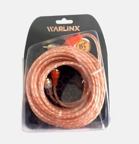 Cables Rca Trenzados Ofc War Audio De 4.5 Metros Cobre