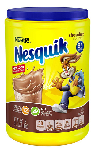 Nestle Nesquik - Polvo Con Sabor A Chocolate (2.61 Libras),