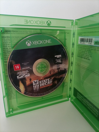 Midia Física State Of Decay Year One Survi Xbox One/ Series (Usado)
