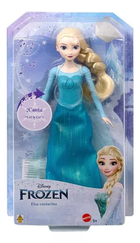 Boneca Princesa Disney - Elsa Musical - Canta Livre Estou - Frozen