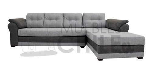 Sofa Living Modular Mustang Montreal Gris / Muebles Chile