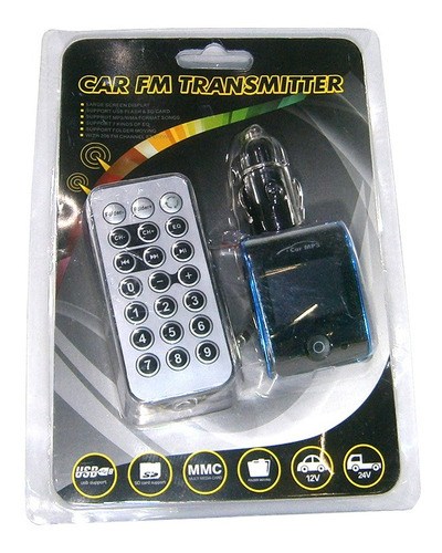 Transmisor  Fm Para Auto Mp3/sd/usb