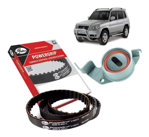 Imagem 4 de 6 de Kit Correia Dentada E Esticador Pajero Tr4 2.0 16v