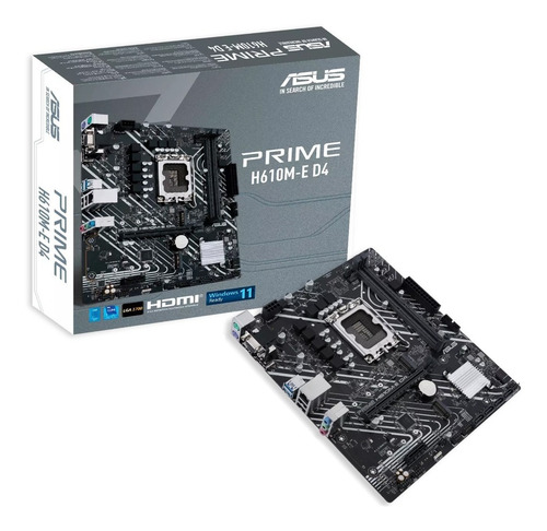 Motherboard Asus Prime H610m-e D4 Lga 1700 Intel