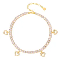 Comprar Tobillera De Tenis Lulu Mel Iced Out De 4 Mm, Cadena De Con