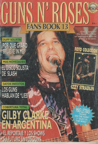 Revista Guns N' Roses - Fans Book - Nº 13 - Año 1994