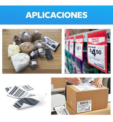 Etiquetas Mercado Libre Correo Argentino 50x25mm 12 Rollos