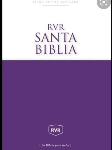 Libro Santa Biblia Rva Edición Económica