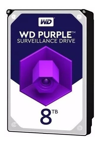 Imagen 3 de 6 de Disco Duro 8tb Teras Western Purpura Wd Sata Pc 128mb 3 Años