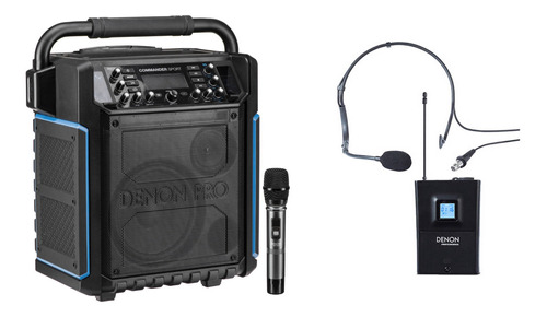 Denon Commander Sport Pa With Wireless Handheld Mic And Head