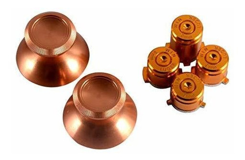  L Gold Alumium Alloy Thumbsticks Bullet Abxy Mod Boton...