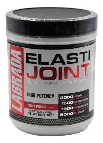 Labrada Elasti Joint 30 Servicios Condroitina Glucosamina Sabor Ponche De Frutas