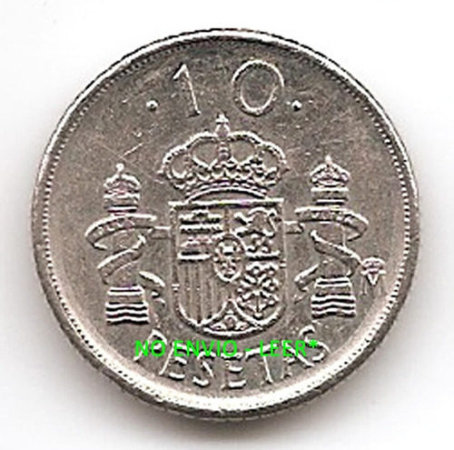 Moneda España 10 Pesetas 1992 Rey Juan Carlos I