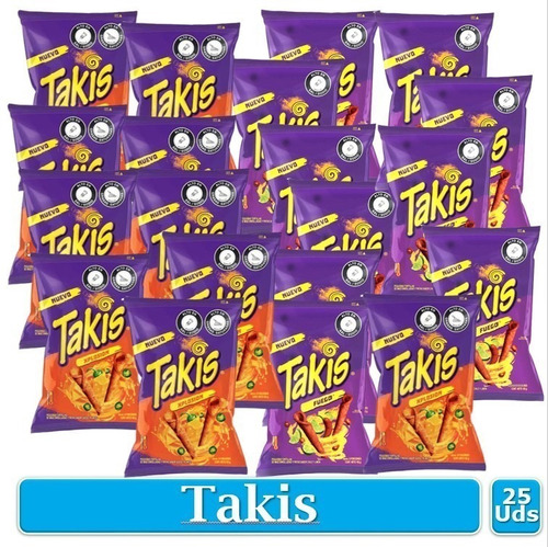 Takis Surtidos Bolsa X25 Unids 45grs