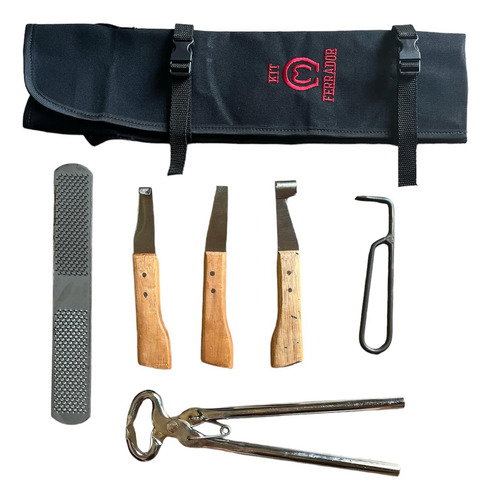  Kit Casqueamento Profissional Equino Para Animal