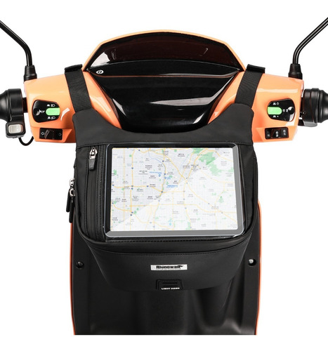 Imagen 7 de 9 de Maleta Motoneta Con Porta Celular Bolsa Tank Bag Scooter